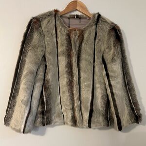 Faux Fur jacket Elie Tahari Brand New